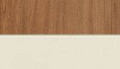 Ivory Lacquer and Toasted Oak